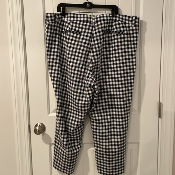 J. Crew Black and White Checkered Pants - Picture 3 of 6